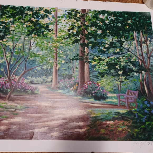 SCHAEFER MILES SIGNED AND NUMBERED ART WORK LOT OF 3 PAINTING/PRINTS 1 LARGE 2 S - Picture 4 of 16